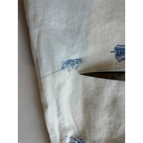 Fishing Mens XL Shirt Barn Fly Authentic Design White Button Up Short Sleeve - Picture 13 of 14